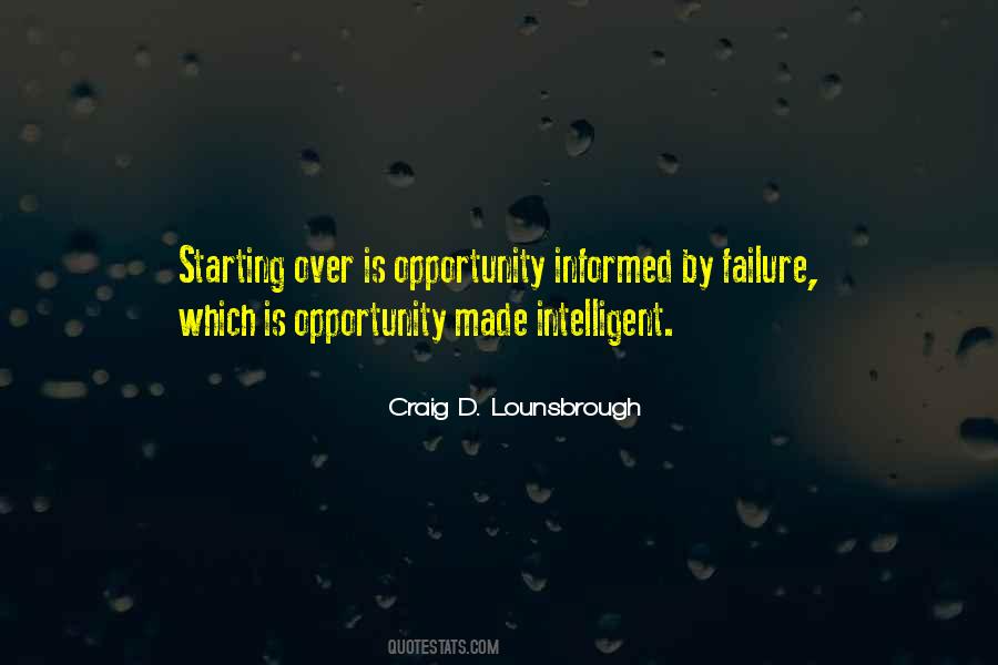 Opportunity Failure Quotes #1573328