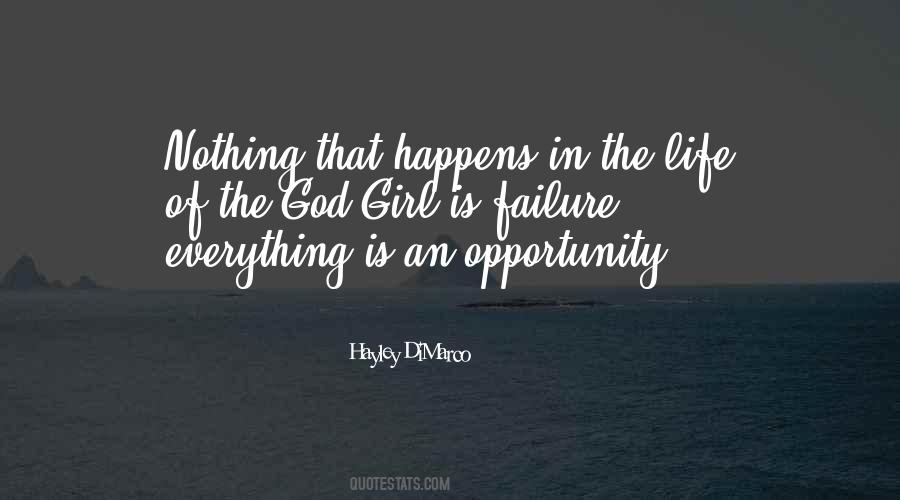 Opportunity Failure Quotes #1719193