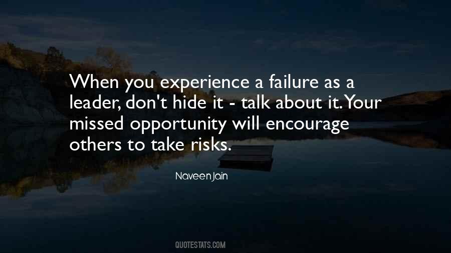 Opportunity Failure Quotes #1719517