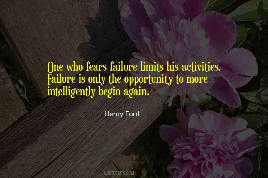 Opportunity Failure Quotes #286262