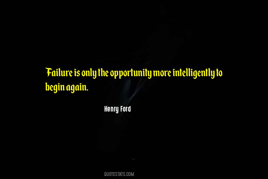 Opportunity Failure Quotes #921992