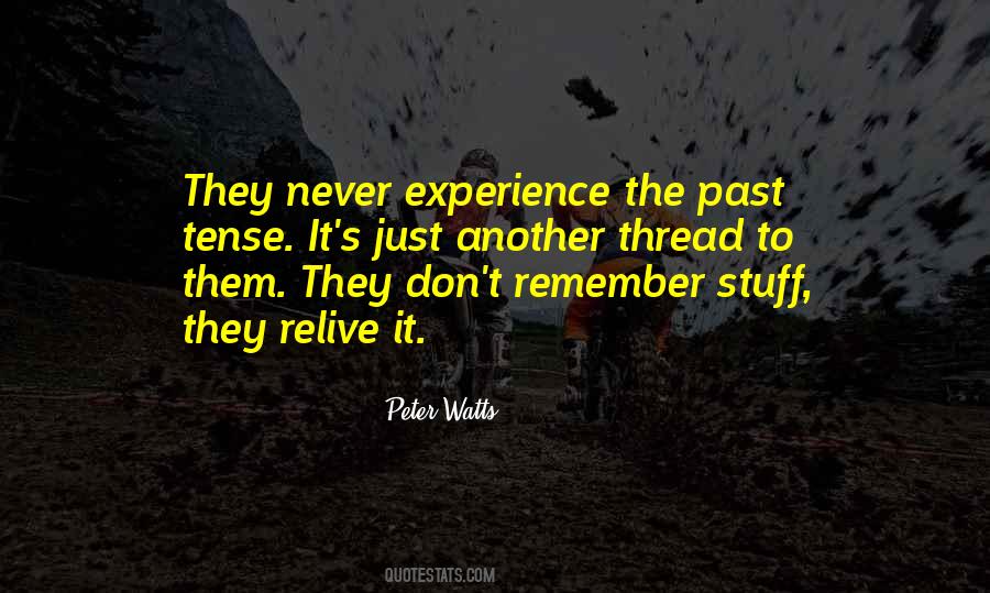 Don't Remember The Past Quotes #1594196