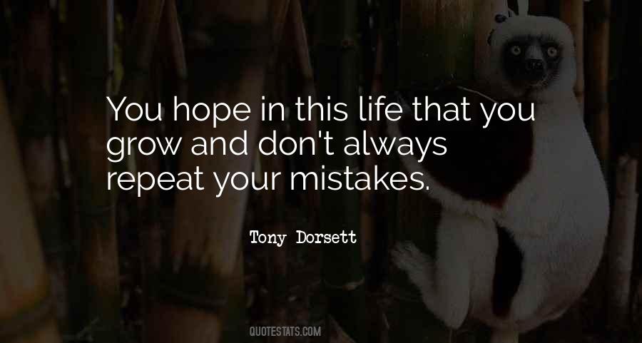 Don't Repeat Mistakes Quotes #1534717