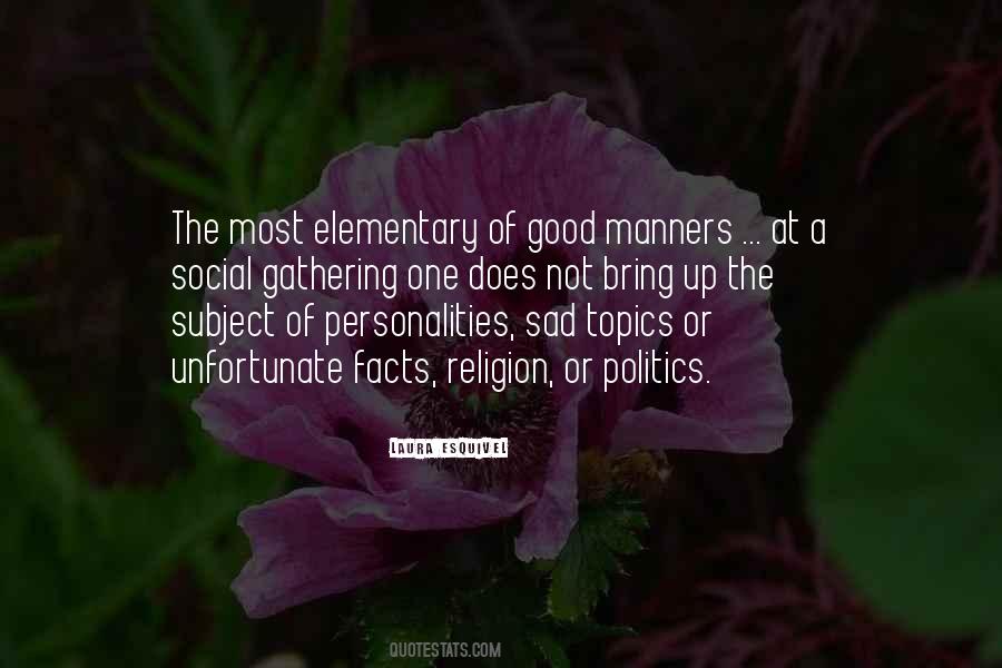 Social Manners Quotes #1605027