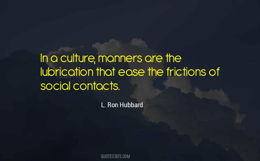 Social Manners Quotes #429898