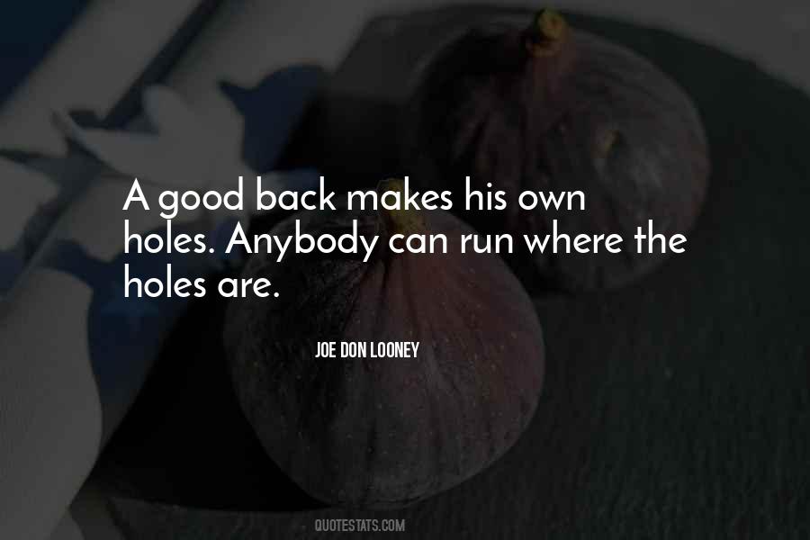 Don't Run Back Quotes #207700