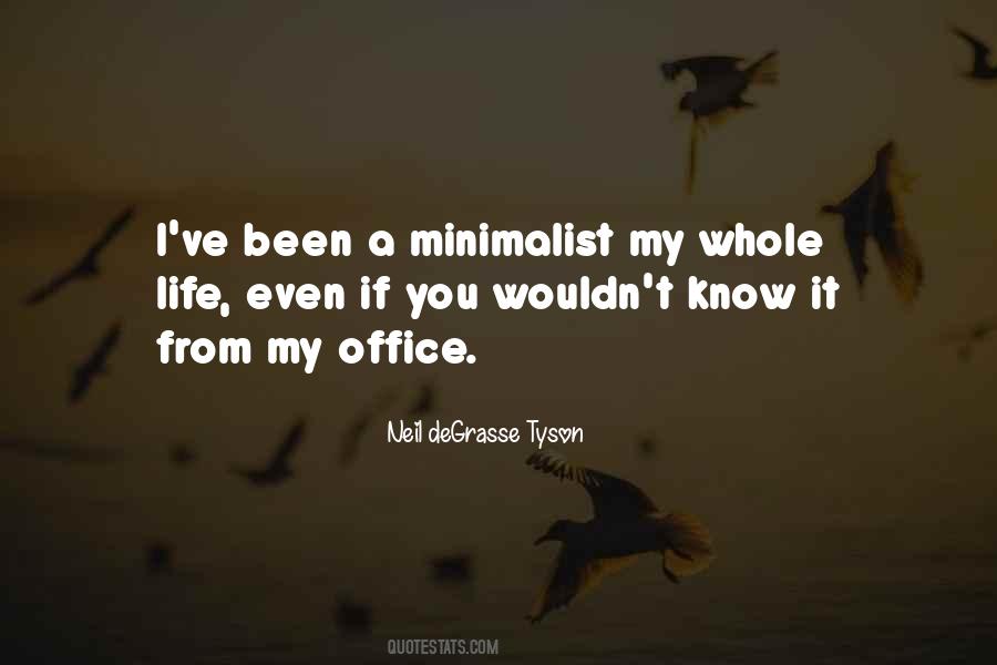 The Minimalist Less Is Now Quotes #613372