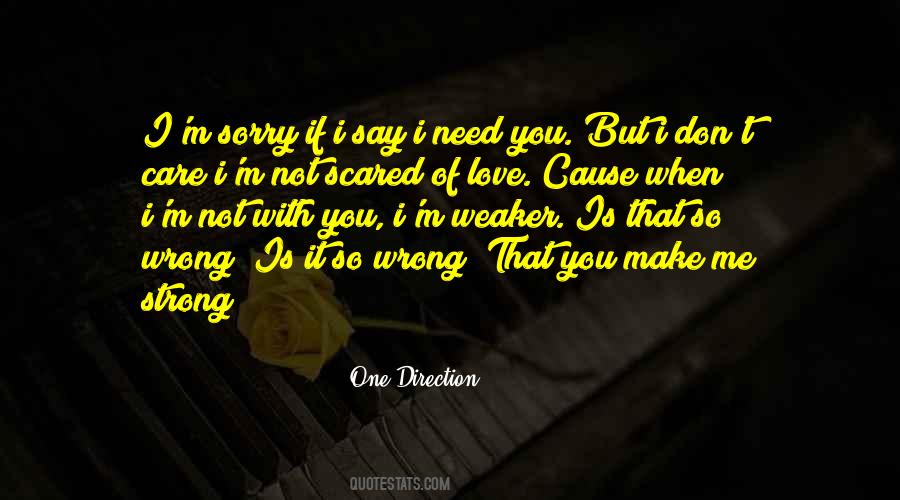 Don't Say Sorry Quotes #91081