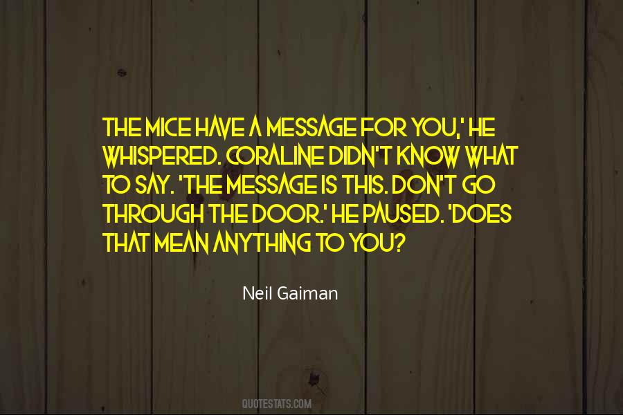 Don't Say What You Don't Mean Quotes #825938