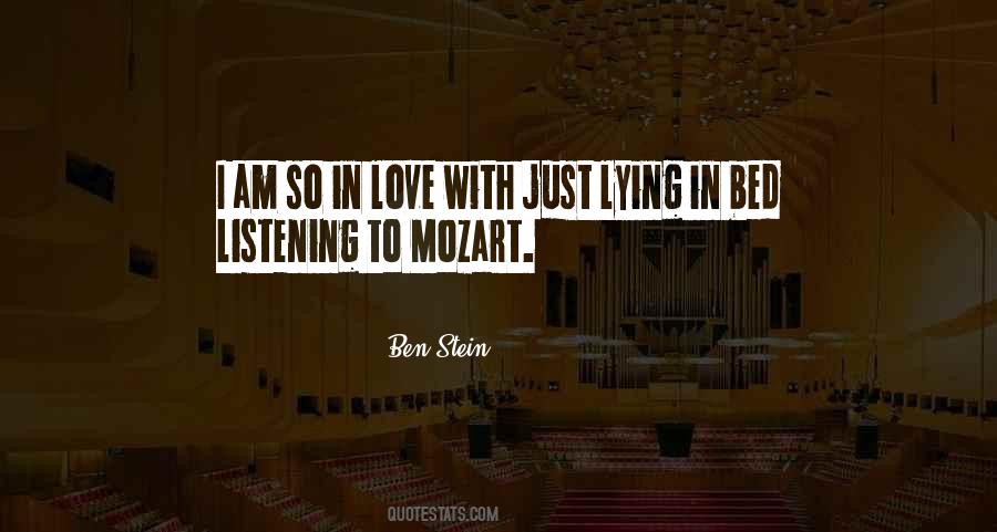 Love Bed Quotes #1095275