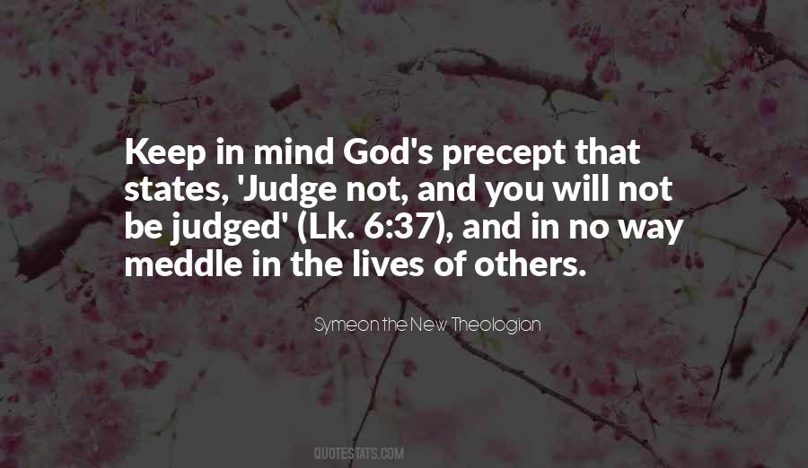 Not Judge Others Quotes #1124603