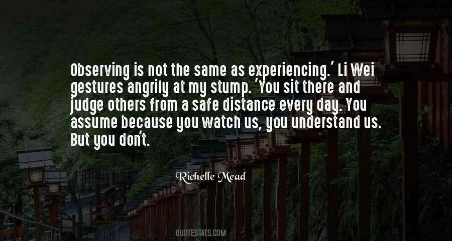 Not Judge Others Quotes #1749693