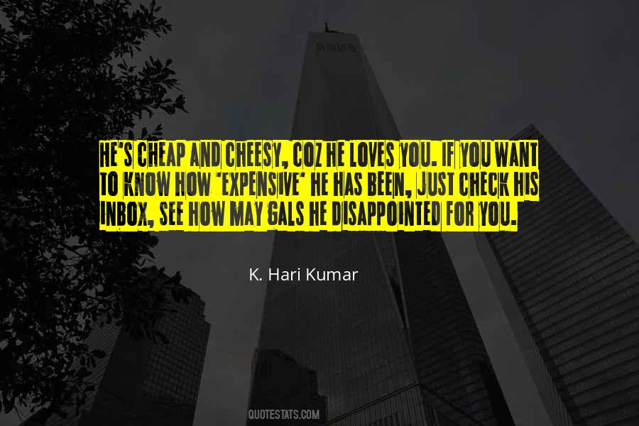 Love Is Cheap Quotes #1283348