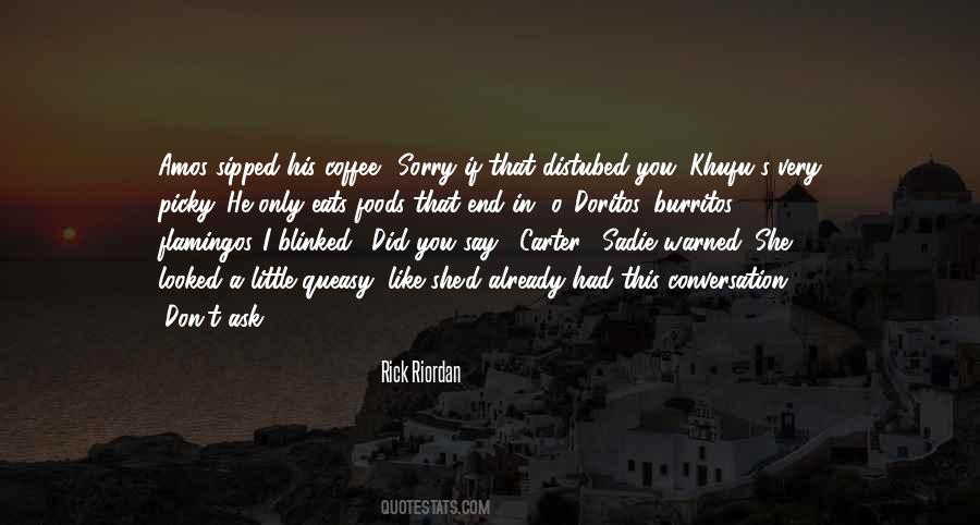 Don't Say You're Sorry Quotes #924755