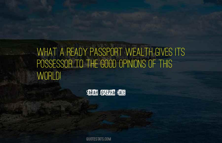 Good Wealth Quotes #129461