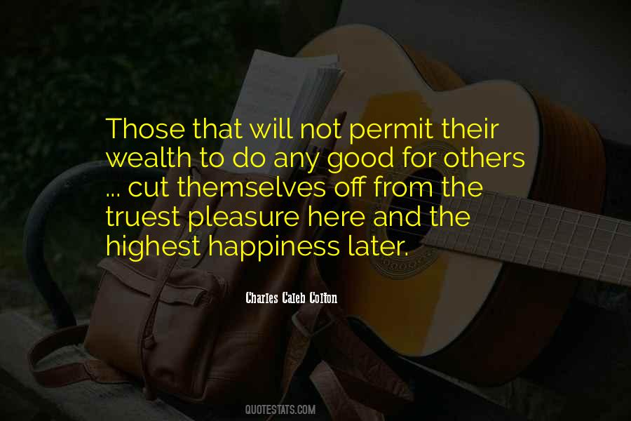 Good Wealth Quotes #313083