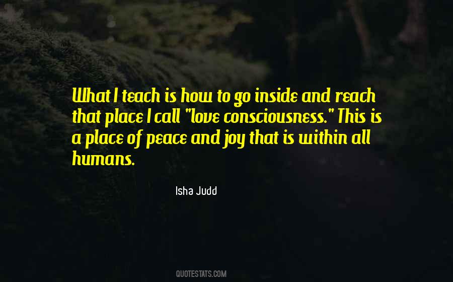 Place Of Peace Quotes #1079697