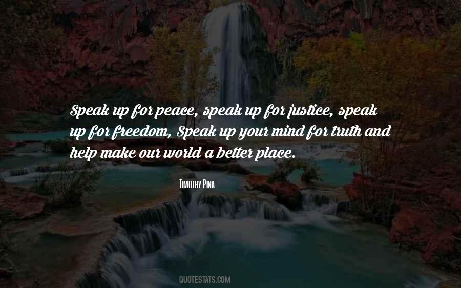 Place Of Peace Quotes #447106