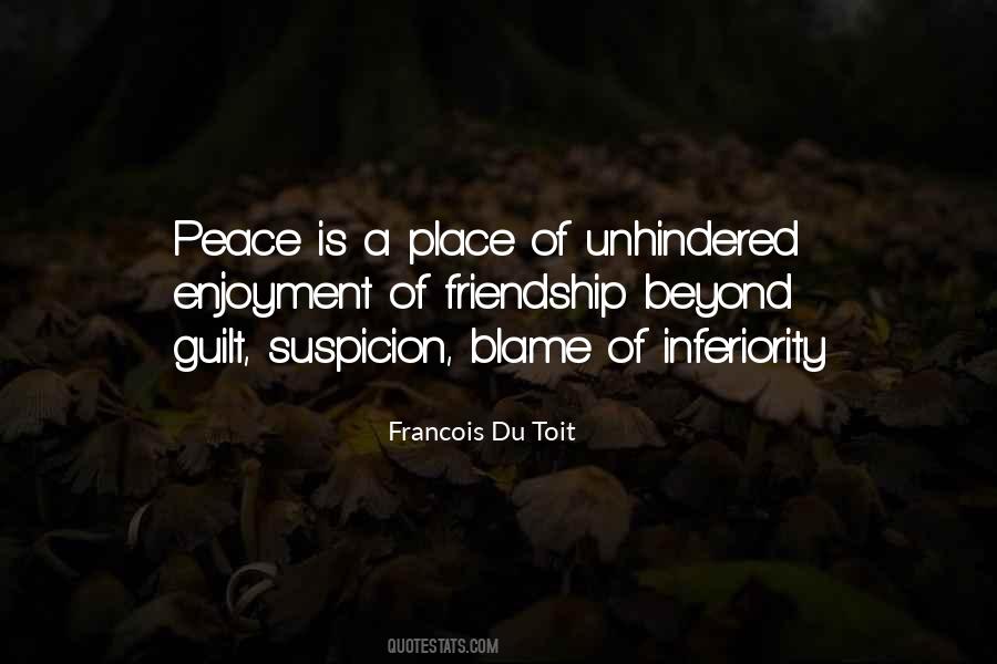 Place Of Peace Quotes #48056
