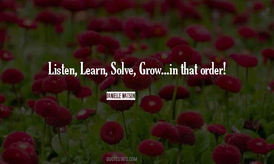 Learn Grow Quotes #807773