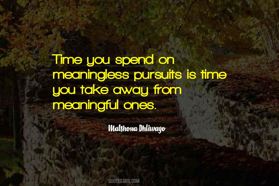 Don't Spend Your Time Quotes #29471