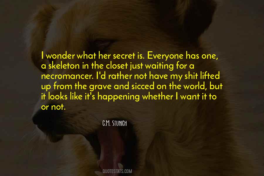 Everyone Has A Secret Quotes #336137