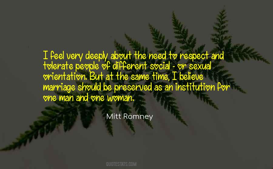 Respect Marriage Quotes #954104