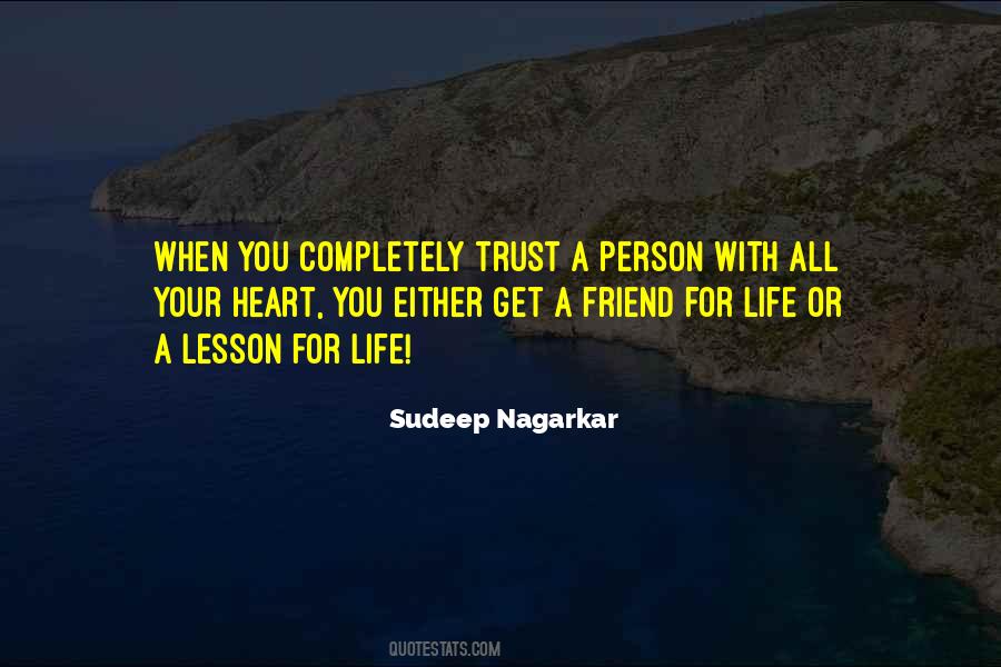 Friend Trust Quotes #1365378