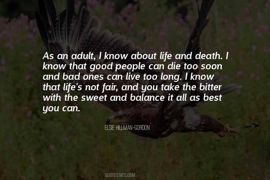 Death Is Fair Quotes #1009997