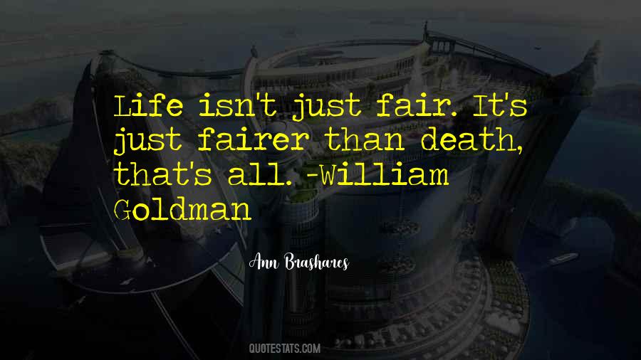 Death Is Fair Quotes #1608442