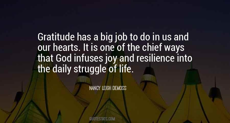 Joy In The Struggle Quotes #1754452