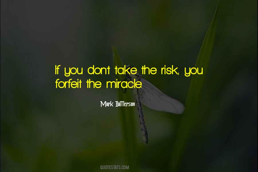 Don't Take Risk Quotes #1497399