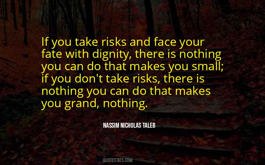 Don't Take Risks Quotes #552502