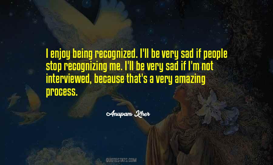 Recognizing People Quotes #1803502