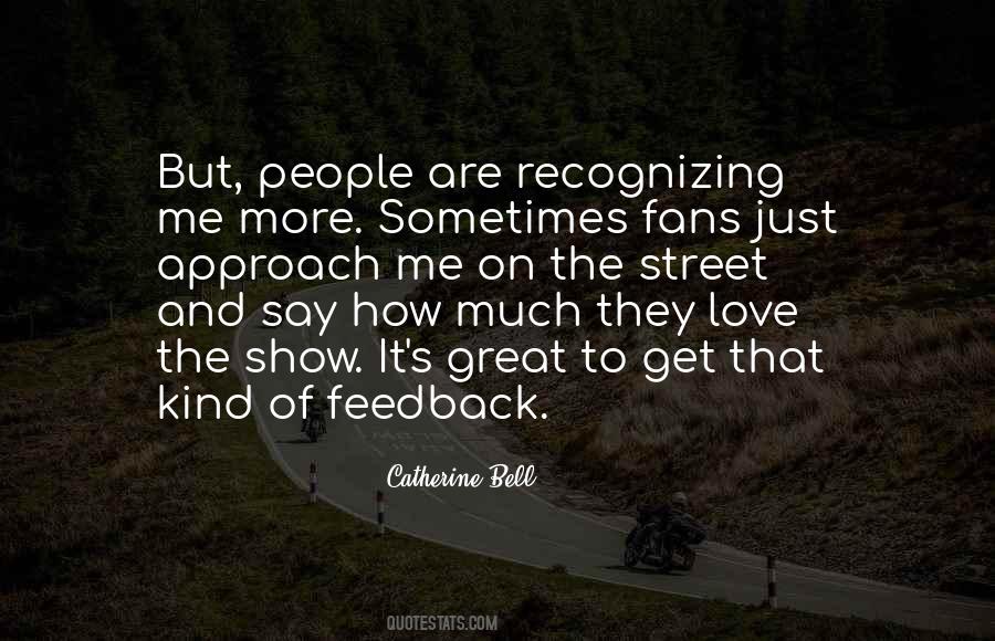 Recognizing People Quotes #299021