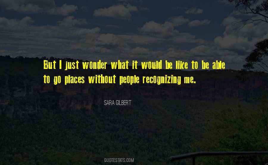 Recognizing People Quotes #73280