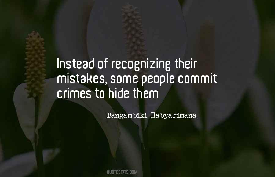 Recognizing People Quotes #874339