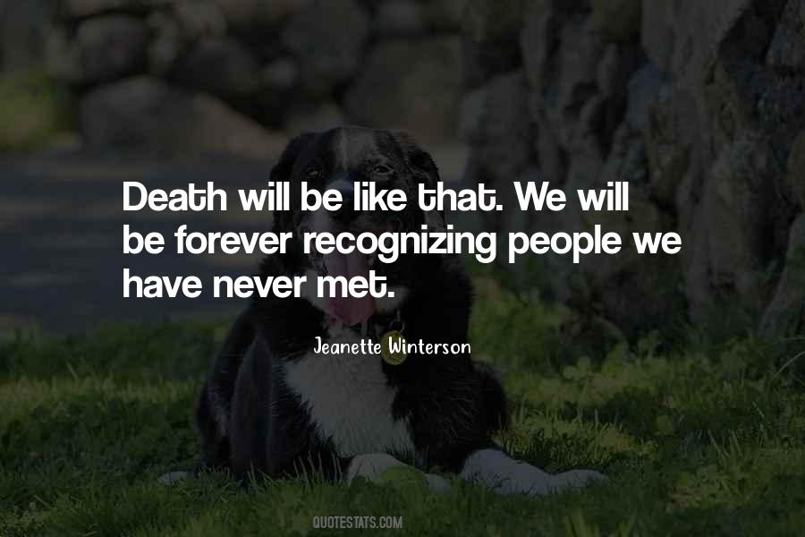 Recognizing People Quotes #907479