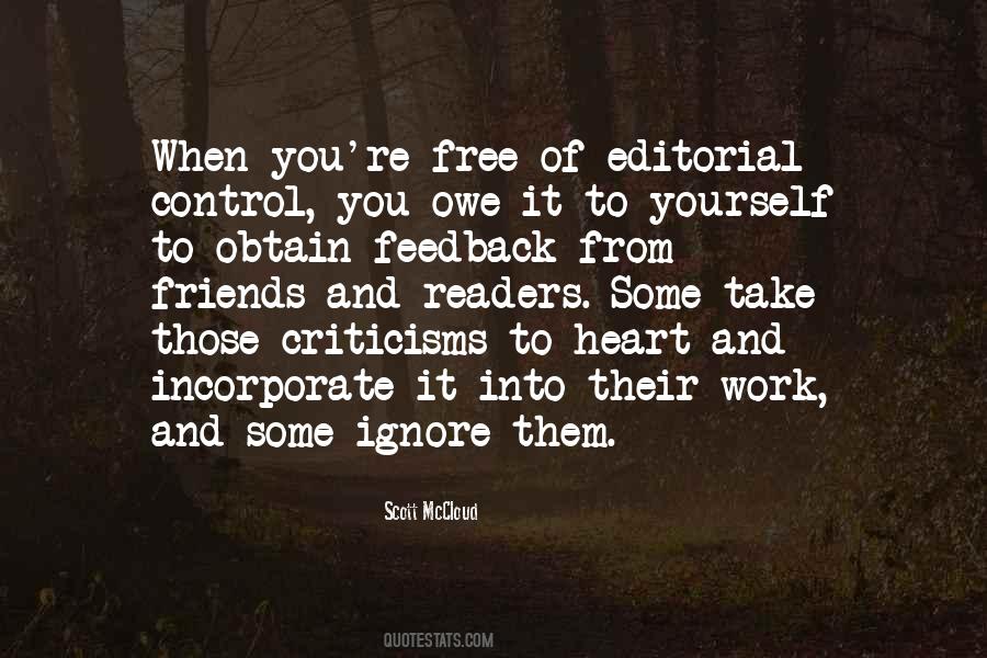 You Owe It To Yourself Quotes #1098145