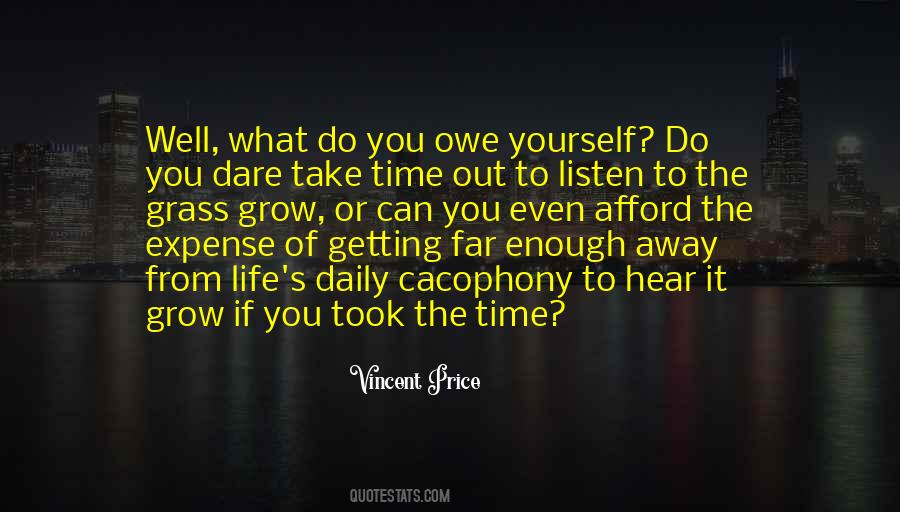 You Owe It To Yourself Quotes #1320258