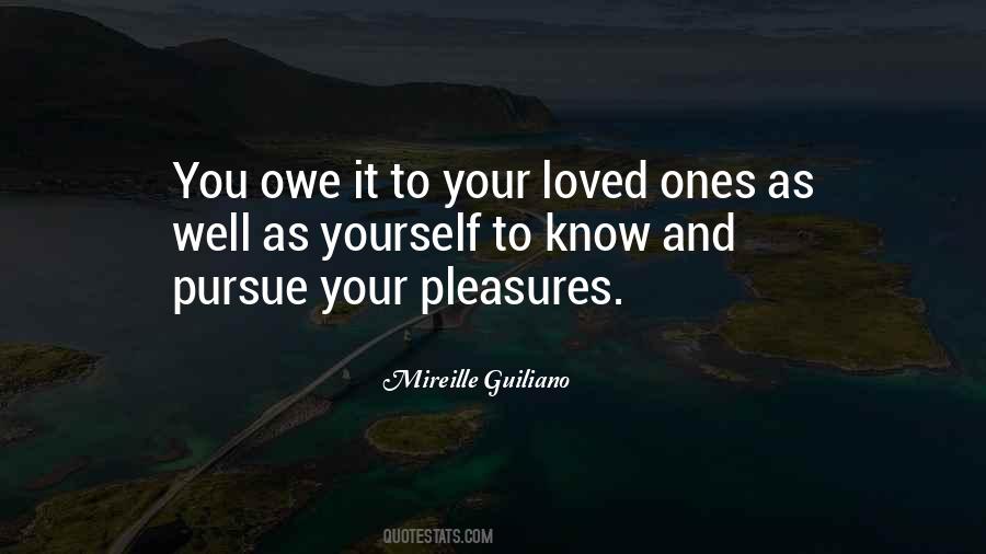 You Owe It To Yourself Quotes #1321183