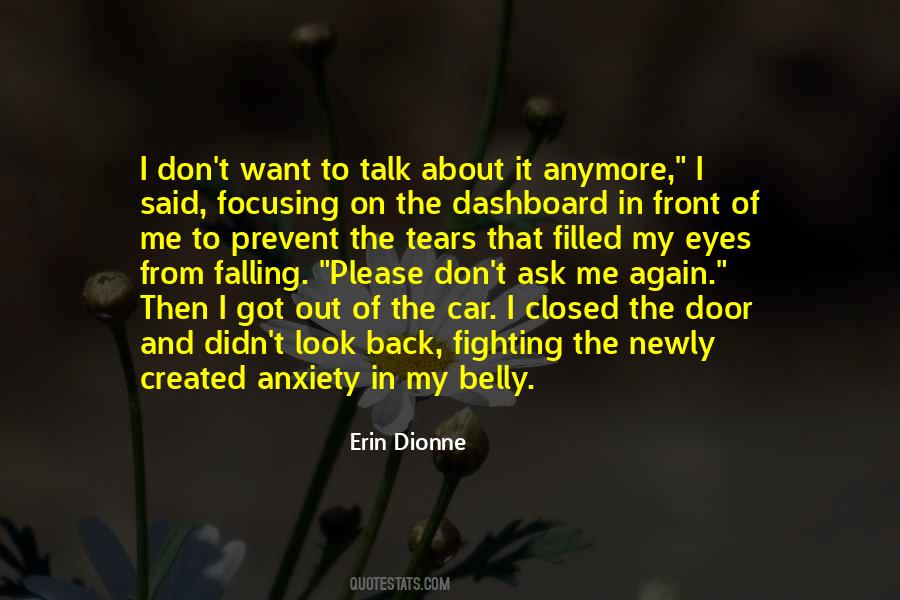 Don't Talk Anymore Quotes #1785692