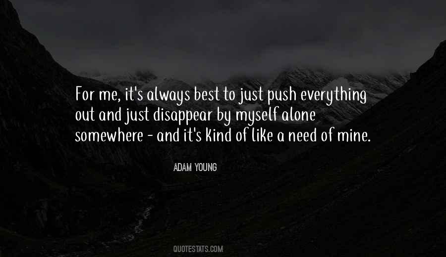 Me To Myself Quotes #50155