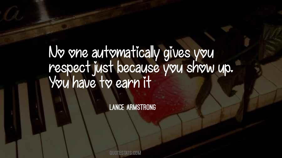 Quotes About You Respect #1064425