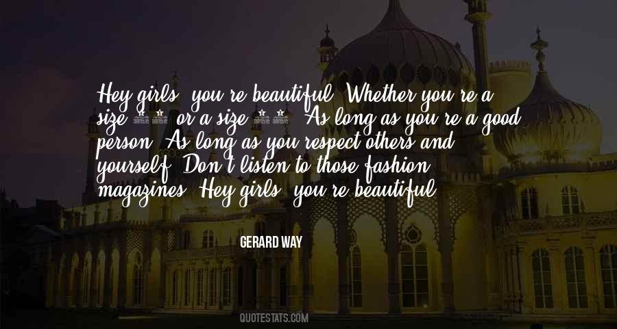 Quotes About You Respect #1426151
