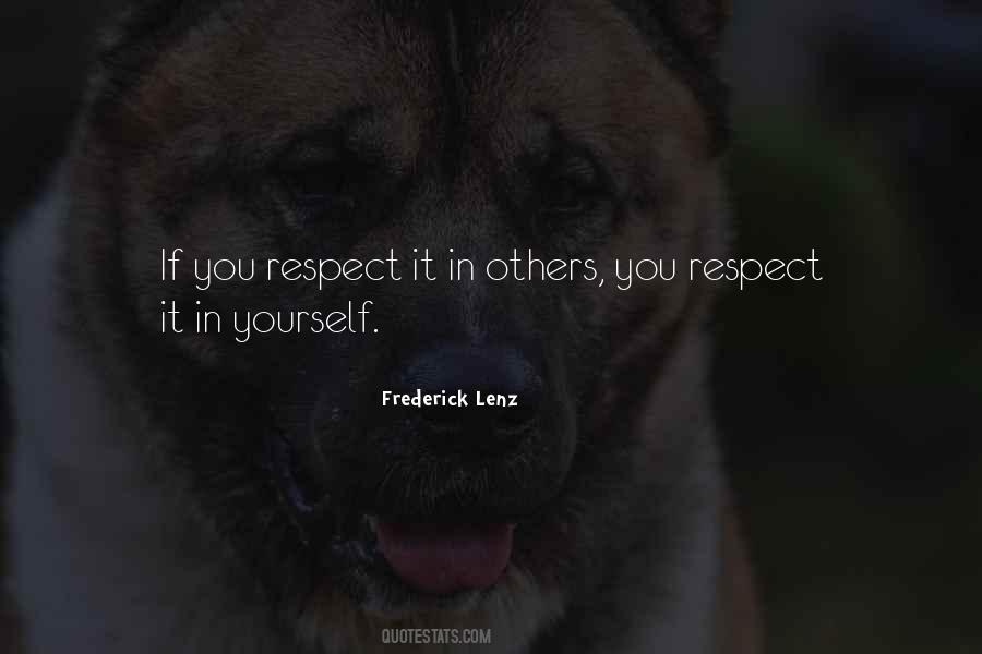 Quotes About You Respect #1759073