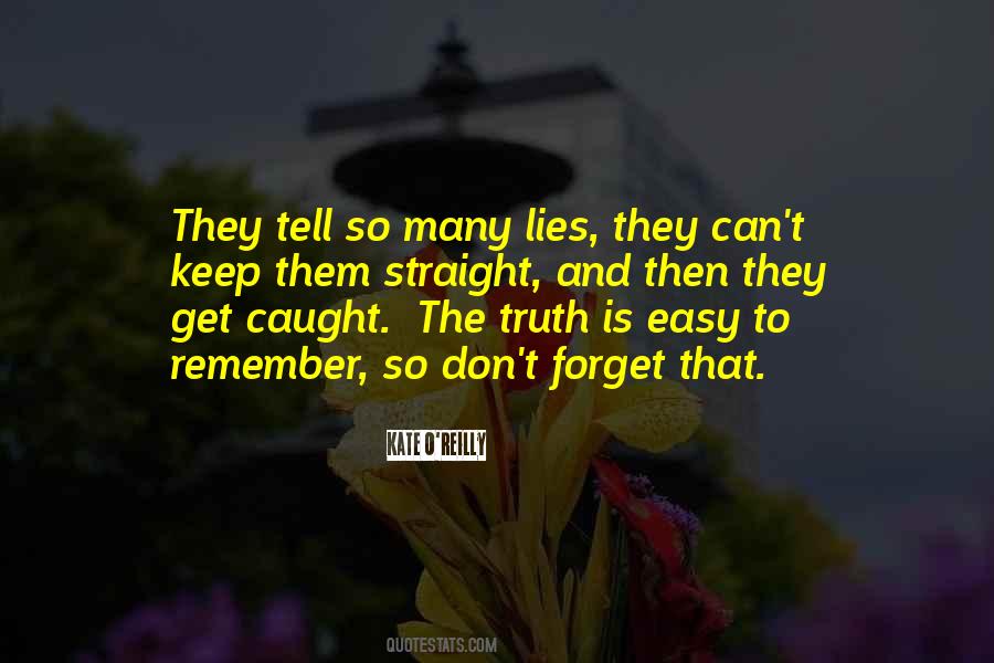 Don't Tell Lies Quotes #1665468