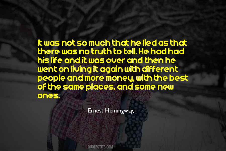 Hemingway Life Quotes #1438703