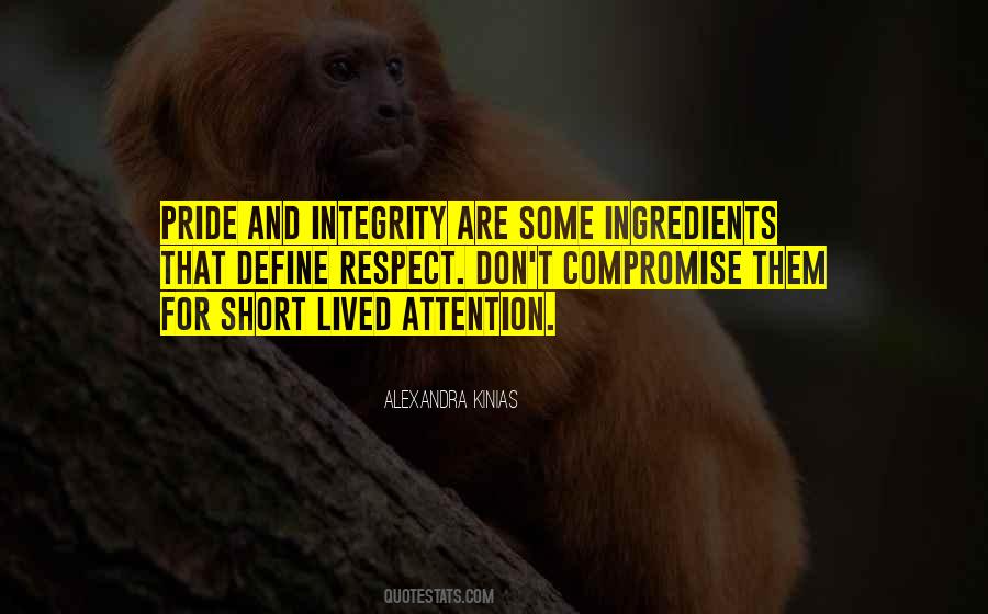 Respect And Pride Quotes #603777