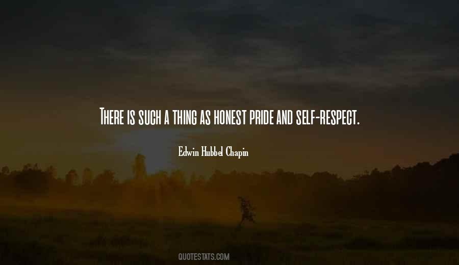 Respect And Pride Quotes #917816